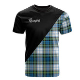 Campbell Dress Ancient Tartan - Military T-Shirt
