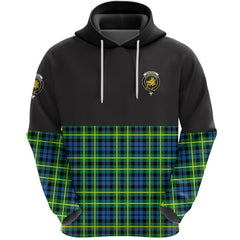 Campbell of Breadalbane Ancient Clan Half Of Tartan Hoodie