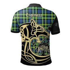 Campbell of Breadalbane Ancient Tartan Polo Shirt Viking Wolf