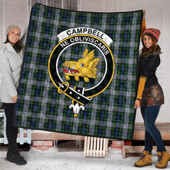 Campbell of Loudoun Tartan Crest Quilt