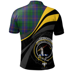 Carmichael Tartan Polo Shirt - Royal Coat Of Arms Style