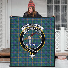 Carmichael Ancient Tartan Crest Quilt