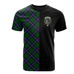 Carmichael Modern Tartan T-Shirt Half of Me - Cross Style