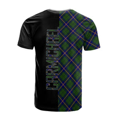 Carmichael Modern Tartan T-Shirt Half of Me - Cross Style