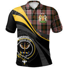 Carnegie Dress Tartan Polo Shirt - Royal Coat Of Arms Style