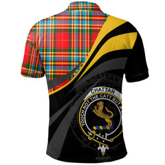 Chattan 01 Tartan Polo Shirt - Royal Coat Of Arms Style