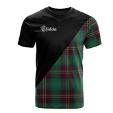 Chisholm Hunting Ancient Tartan - Military T-Shirt
