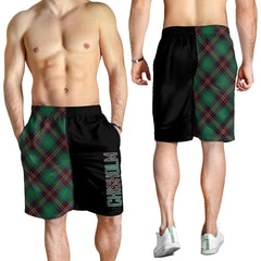 Chisholm Hunting Ancient Tartan Crest Men's Short - Cross Style