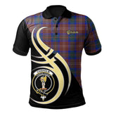 Chisholm Hunting Modern Tartan Polo Shirt - Believe In Me Style