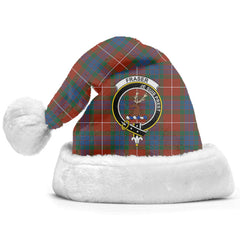 Fraser (of Lovat) Ancient Tartan Crest Christmas Hat