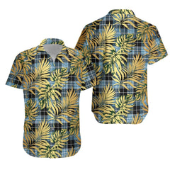 Clark Ancient Tartan Vintage Leaves Hawaiian Shirt