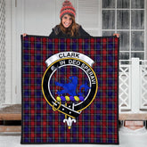 Clark (Lion) Tartan Crest Quilt
