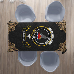 Clelland Crest Tablecloth - Black Style