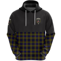 Clelland Modern Clan Half Of Tartan Hoodie