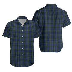 Cockburn Blue Tartan Hawaiian Shirt