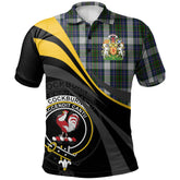Cockburn of Ormiston Dress Tartan Polo Shirt - Royal Coat Of Arms Style