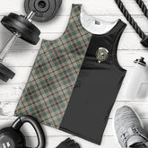 Craig Ancient Tartan Crest Men's Tank Top - Cross Style
