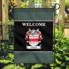 Craven County Tartan Black Garden Flag