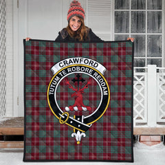 Crawford Modern Tartan Crest Quilt