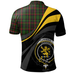 Cumming Hunting Tartan Polo Shirt - Royal Coat Of Arms Style