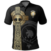 Cunningham Clan Unisex Polo Shirt - Celtic Tree Of Life