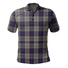 Cunningham Dress Blue Dancers Tartan Polo Shirt