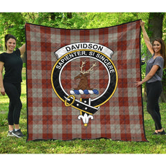 Davidson Dress Dancers Tartan Crest Quilt