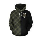 Davidson Tulloch Dress Tartan Hoodie Half of Me - Cross Style