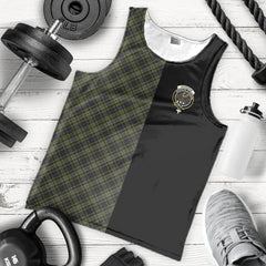 Davidson Tulloch Dress Tartan Crest Men's Tank Top - Cross Style