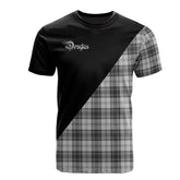 Douglas Grey Modern Tartan - Military T-Shirt
