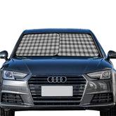 Douglas Grey Modern Tartan Car Sun Shade - 2 Pieces