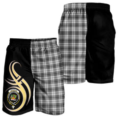 Douglas Grey Modern Tartan Crest Men's Short PM8