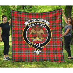 Drummond of Perth Tartan Crest Quilt