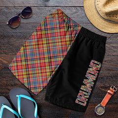 Drummond of Strathallan Tartan Crest Men's Short - Cross Style