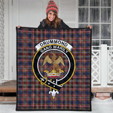 Drummond of Strathallen Tartan Crest Quilt