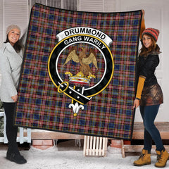Drummond of Strathallen Tartan Crest Quilt