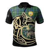 Duncan Ancient Tartan Polo Shirt Viking Wolf