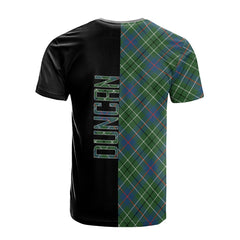 Duncan Ancient Tartan T-Shirt Half of Me - Cross Style