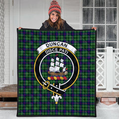 Duncan Modern Tartan Crest Quilt