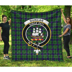 Duncan Modern Tartan Crest Quilt