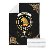 Fairlie Crest Tartan Premium Blanket Black