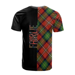 Fairlie Modern Tartan T-Shirt Half of Me - Cross Style