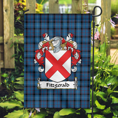 Fitzgerald Tartan Crest Garden Flag