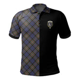 Fletcher of Dunans Tartan Polo Shirt Half of Me - Cross Style