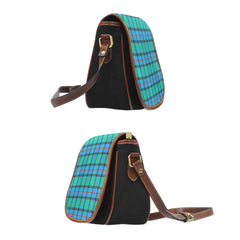 Flower Of Scotland Tartan Saddle Handbags