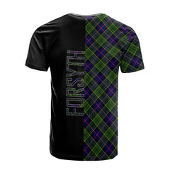 Forsyth Modern Tartan T-Shirt Half of Me - Cross Style