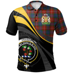 Fraser Ancient Tartan Polo Shirt - Royal Coat Of Arms Style
