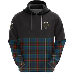 Fraser Hunting Ancient Clan Half Of Tartan Hoodie