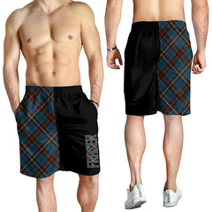 Fraser Hunting Ancient Tartan Crest Men's Short - Cross Style