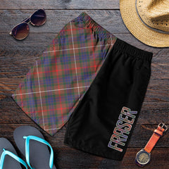 Fraser Hunting Modern Tartan Crest Men's Short - Cross Style